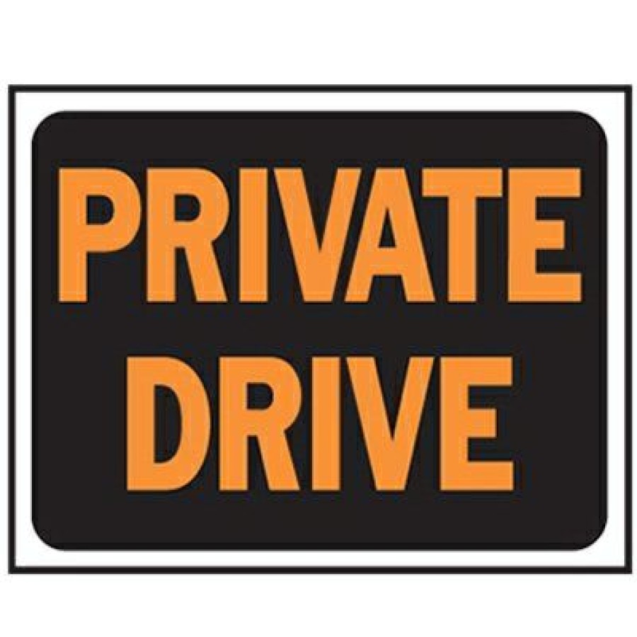 Hardware * | Hy-Ko Fire Sale Private Drive Sign, 9 X 12-In.