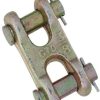 Hardware * | National Hardware Cheaper Double Clevis Link, Yellow Chromate, 3/8-In.