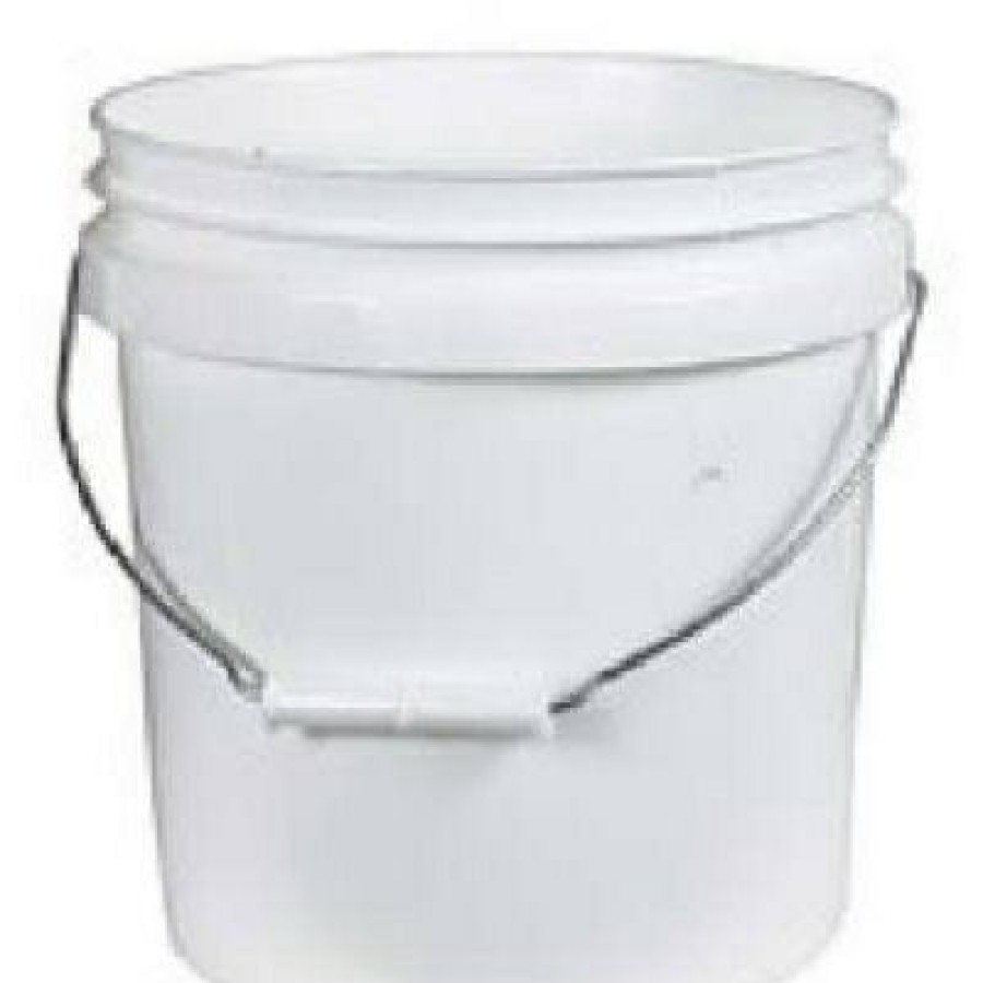 Paint * | Leaktite Unique Plastic Pail, White, 1-Gallon