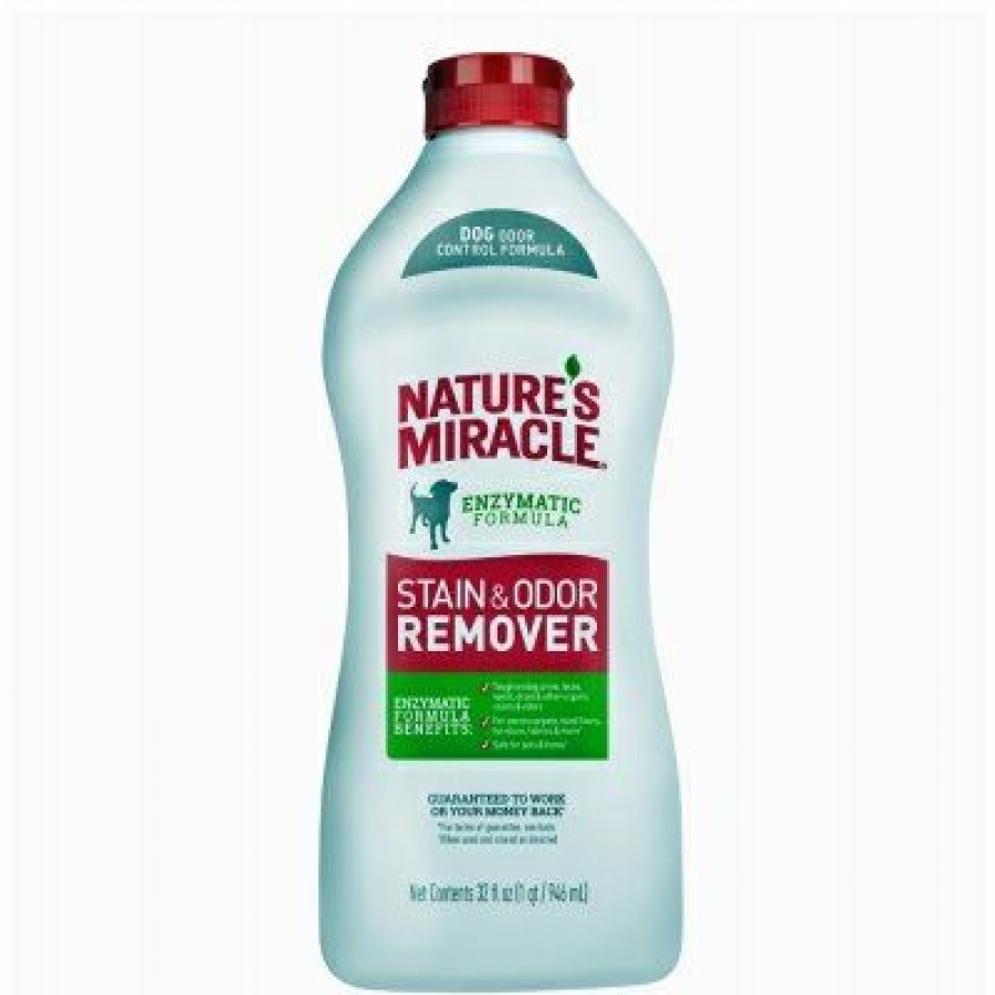 Pet Supplies * | Natures Miracle Typical Style Stain & Odor Remover, Bio-Enzymatic Formula, 32-Oz.