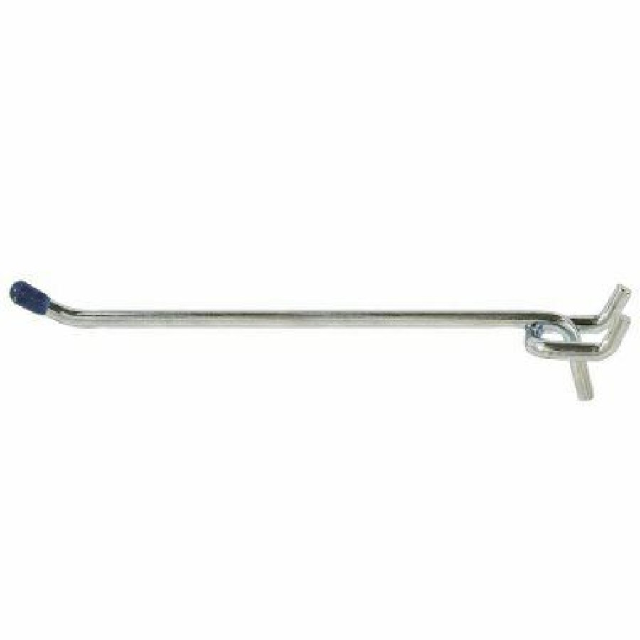 Hardware * | Crawford Products Best Quality Straight Pegboard Hooks, Heavy-Duty, 1/4 X 6-In., 2-Pk.