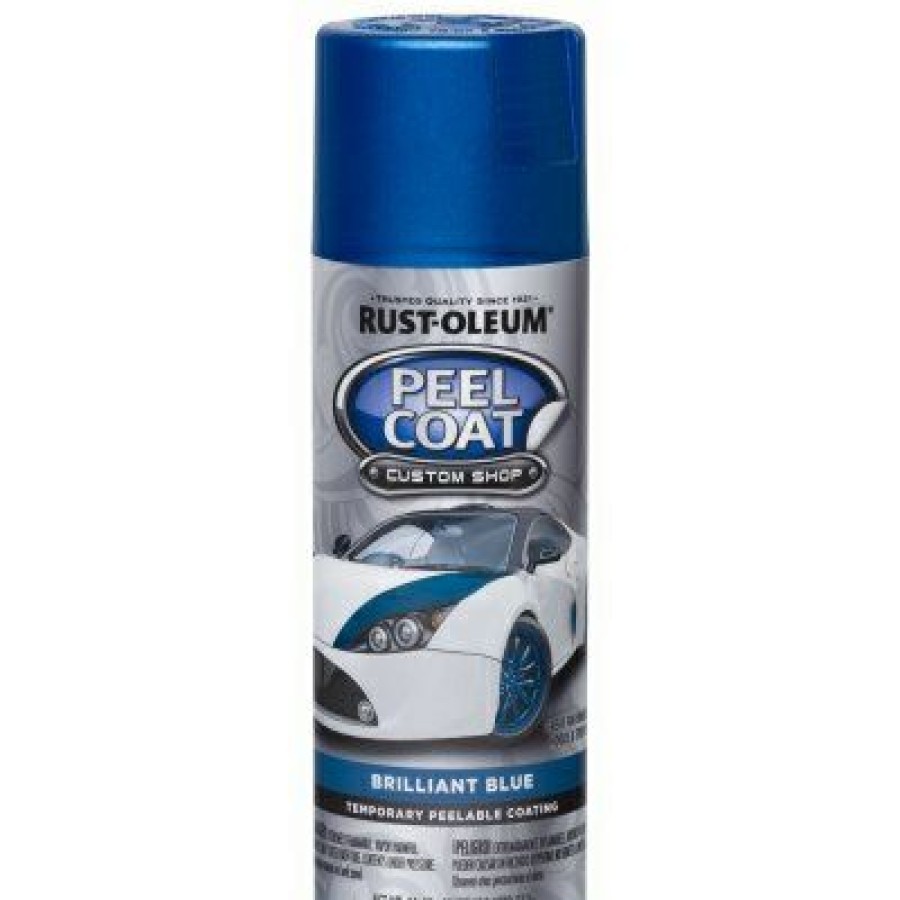 Automotive * | Rust-Oleum Best Quality Custom Shop Automotive Spray Paint, Blue, 11-Oz.